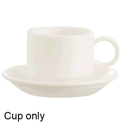 Cardinal Arcoroc Daring White Porcelain Stackable 3 Oz. A.D. Cup