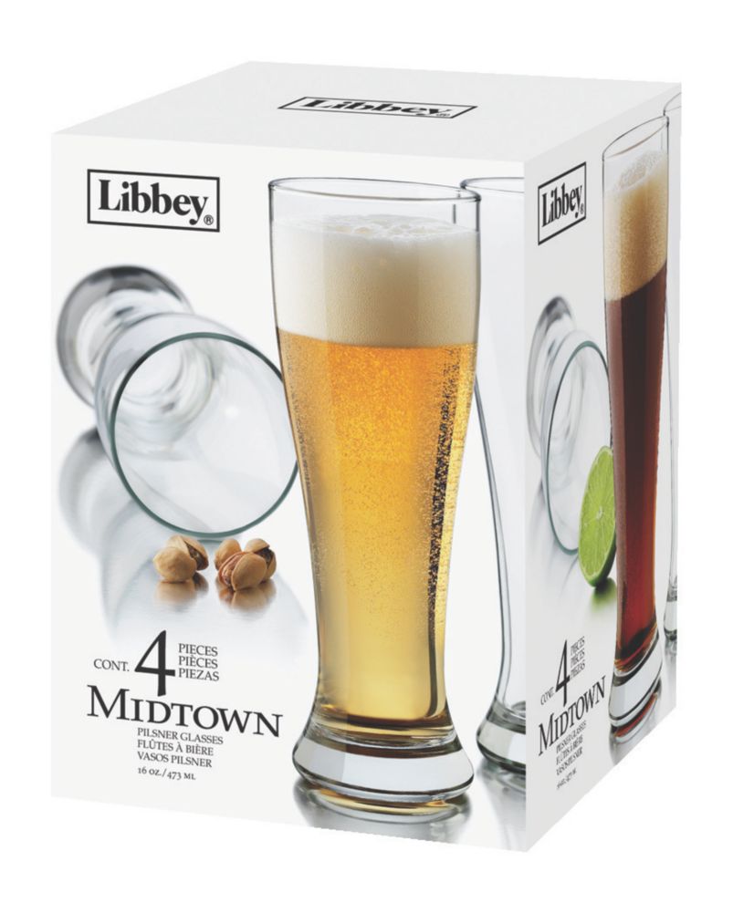 Libbey&reg; Midtown 16 Oz. Pilsner Glass
