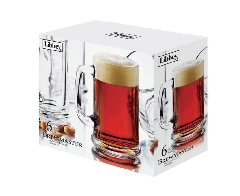 Libbey&reg; Brewmaster 15 Oz. Glass Mug