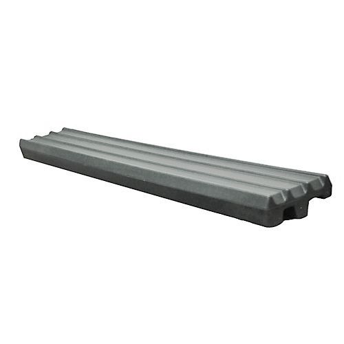Cambro&reg; Granite Gray 60" Tray Rail for Versa Food Bar