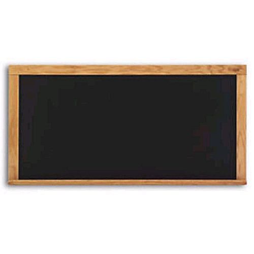 Marsh Chalkboard Black 36 x 24" Composition Chalkboard w/o Tray