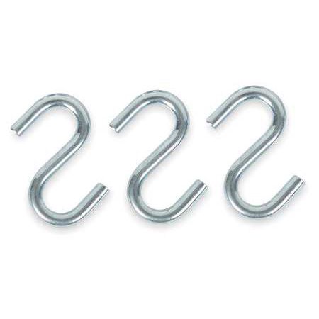 W.W. Grainger Battalion Steel / Zinc Finish 1&frac12;" S Hooks