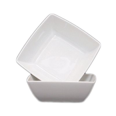 Fortessa&reg; Fortaluxe SuperWhite Plaza 9 Oz Square Bowl