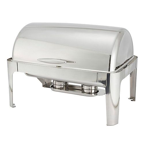 Winco Madison S/S Full Size 8 Qt Roll Top Chafer