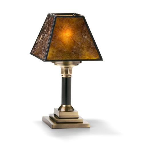 Hollowick Madison Antique Brass / Black Candlestick