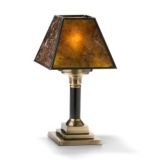 Hollowick Madison Antique Brass / Black Candlestick