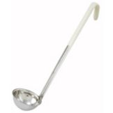 Winco One-Piece S/S 3 Oz Ladle w/ Ivory Handle