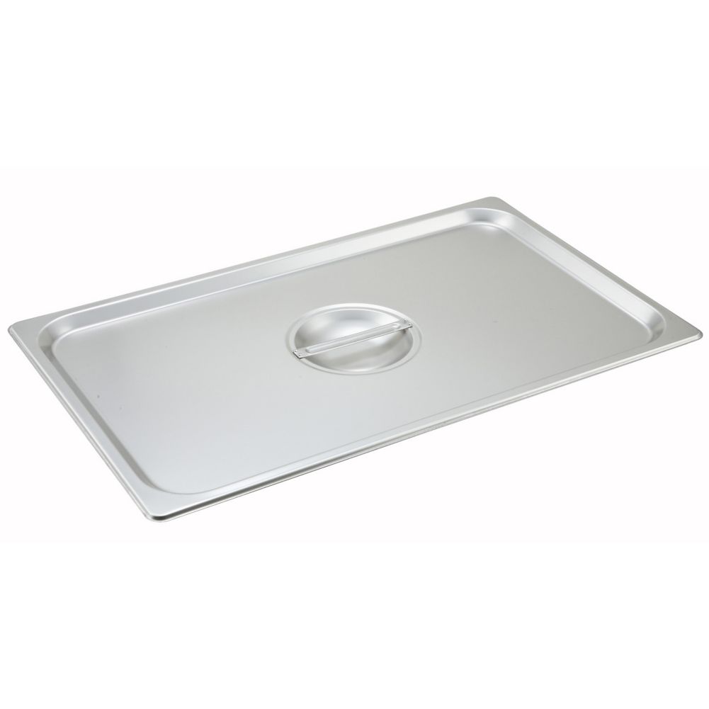 Winco Full Size S/S Solid Steam Pan Cover