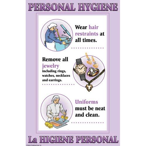 DayMark&reg; 17" x 11" Personal Hygiene Poster