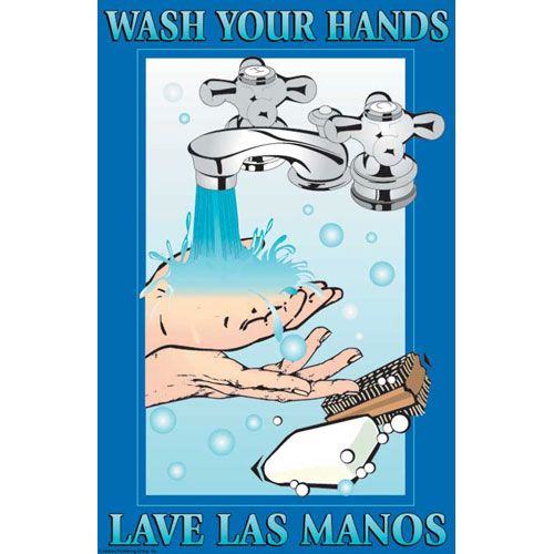 DayMark&reg; 17" x 11" Wash Your Hands Poster