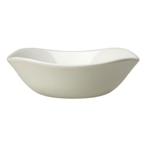 Steelite Performance Taste White 12 Oz. Square Bowl