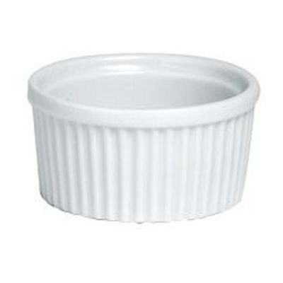 Steelite Varick Cafe White Porcelain 4 Oz Ramekin