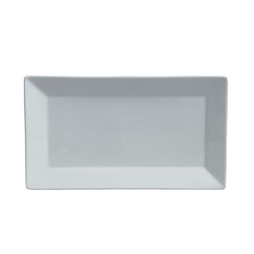 Steelite Varick Cafe White Porcelain 14" x 7" Rect. Tray