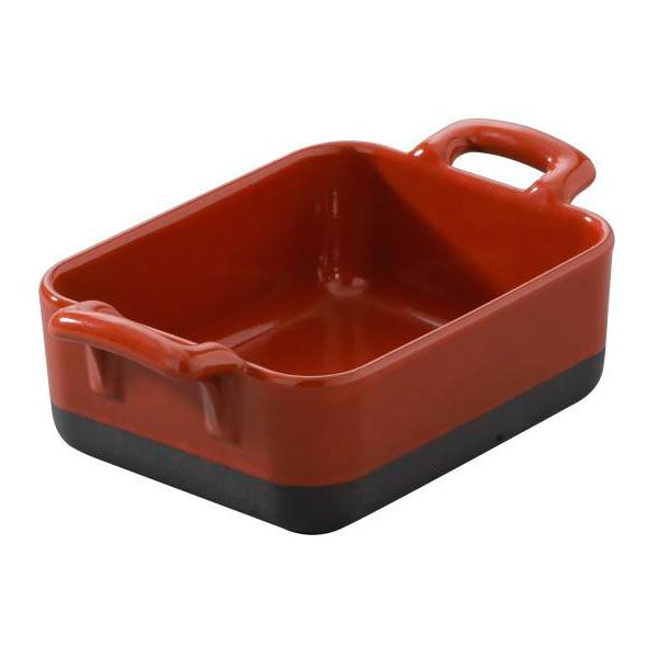 Revol&reg; USA 12-1/4 Oz. Red Square Baking Dish