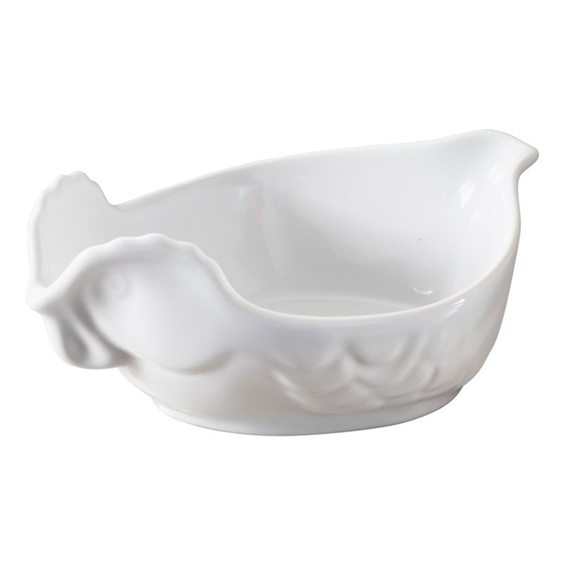 Revol&reg; USA 7 Oz. White Poultry Dish