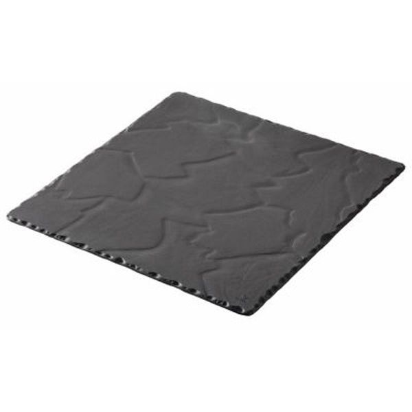 Revol&reg; USA 6" Matte Slate Style Square Plate