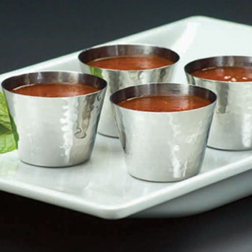 American Metalcraft Hammered S/S 2 Oz Sauce Cup