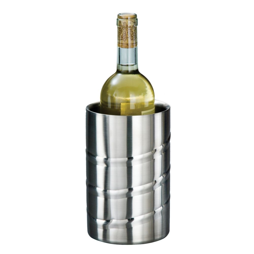 American Metalcraft S/S Single Bottle Swirl Wine Chiller