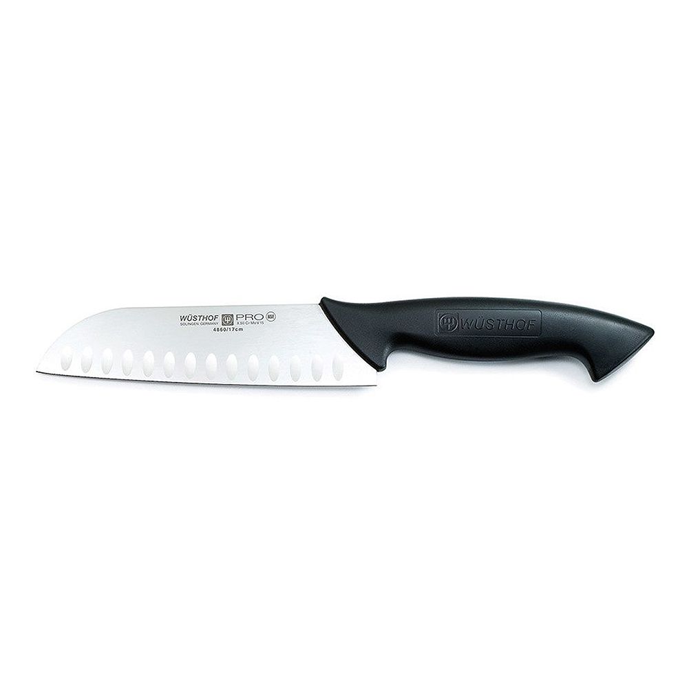 Wusthof Pro Series 7" Japanese Santoku Knife with Granton Edge