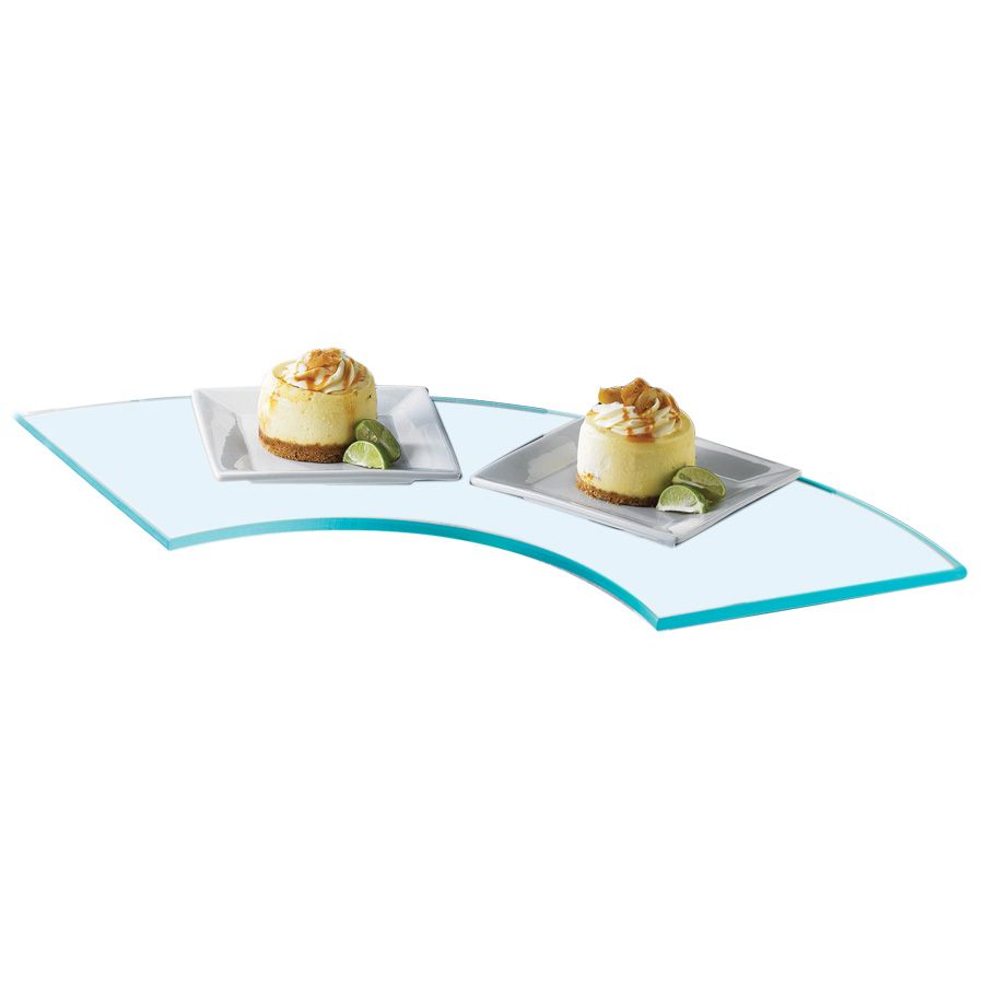 Cal-Mil 24" Curved Glass Shelf