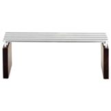 Cal-Mil Westport 30 x 10-1/2 x 10-3/4 Aluminum / Wood Rail Riser