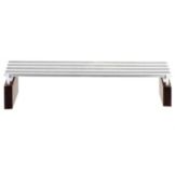 Cal-Mil Westport 30 x 10-1/2 x 4-3/4 Aluminum / Wood Rail Riser