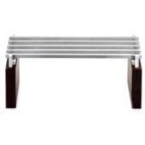 Cal-Mil Westport 20 x 10-1/2 x 7-3/4 Aluminum / Wood Rail Riser