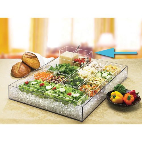 Cal-Mil Cater Choice 5" x 5" x 6" Acrylic Bowl