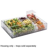 Cal-Mil Cater Choice 24" x 16" x 4-1/2" Clear Housing