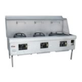 Town Food Service York 3-Chamber Wok Range