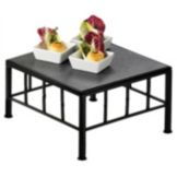 Cal-Mil 12" x 12" x 7" Square Iron Riser With Slate Top