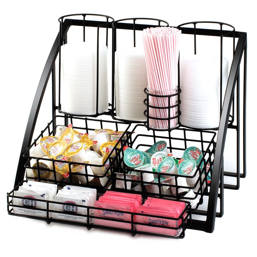 Cal-Mil Mission Black Condiment Organizer