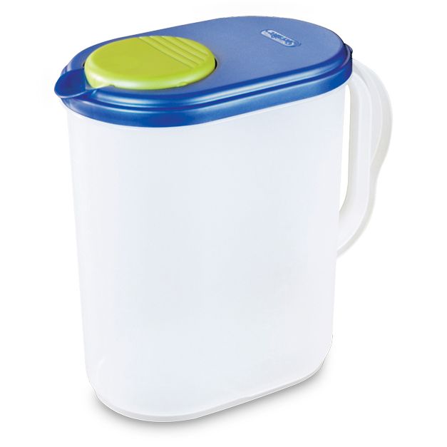 Sterilite 1-Gallon Pitcher w/ Blue Lid