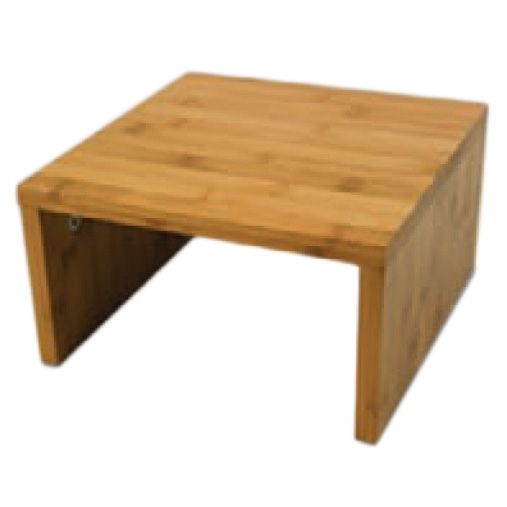 Delfin Design Bamboo 10 x 10 x 5&frac12;" Table Top Riser