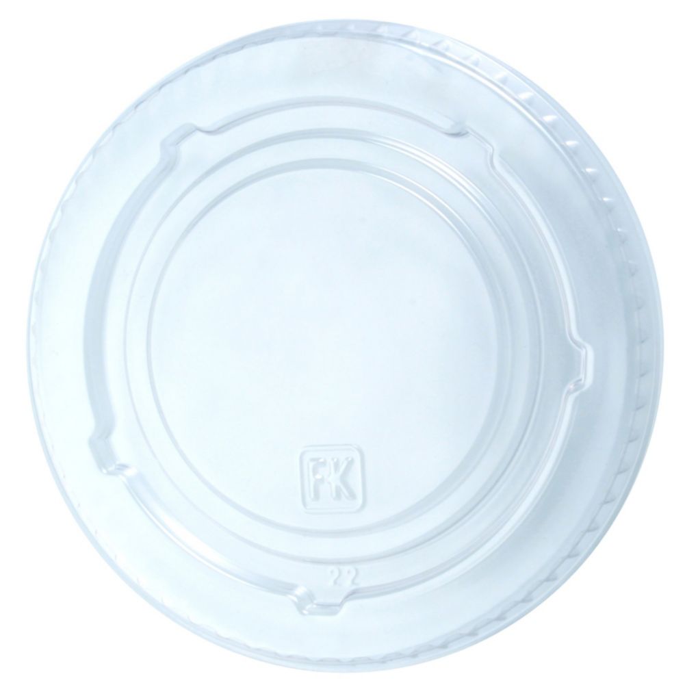 Fabri-Kal Flat Lid w/o Hole for 12 / 20 Oz Clear Tumblers