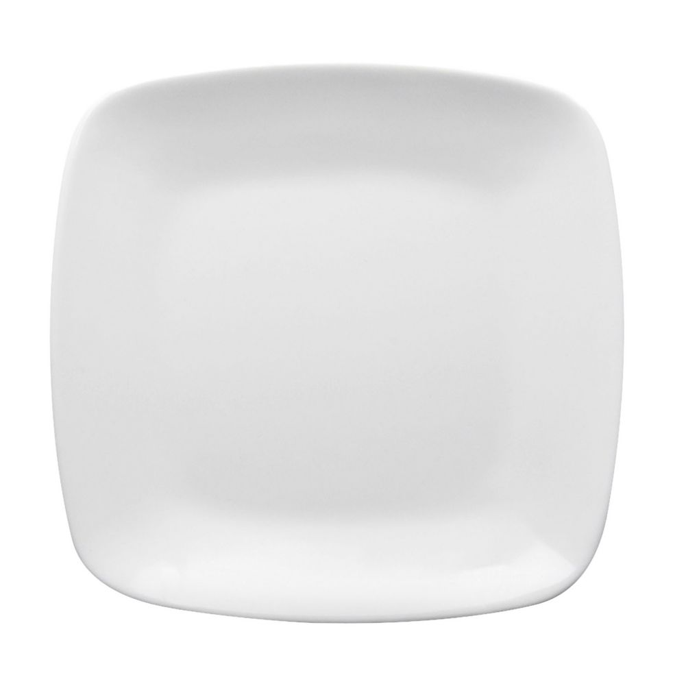 Elite Global Solutions Radius 8-1/4" White Square Plate