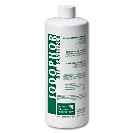 National Chemicals BTF 32 Oz Lodophor Sanitizer