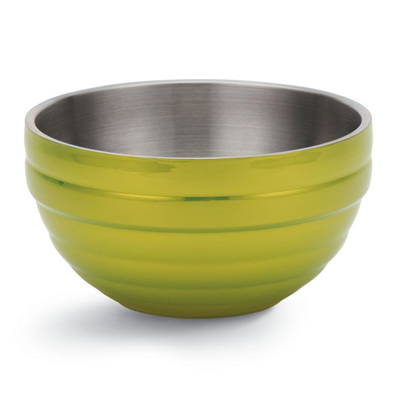 Vollrath Lemon Lime S/S Beehive Style 10.1 Qt Double Wall Serving Bowl