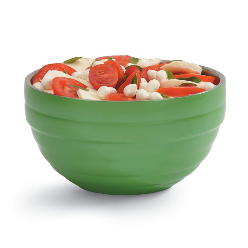Vollrath Green Apple S/S Beehive Style .75 Qt Double Wall Bowl
