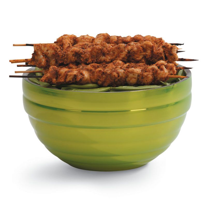 Vollrath Lemon Lime S/S Beehive Style 1.7 Qt Double Wall Bowl