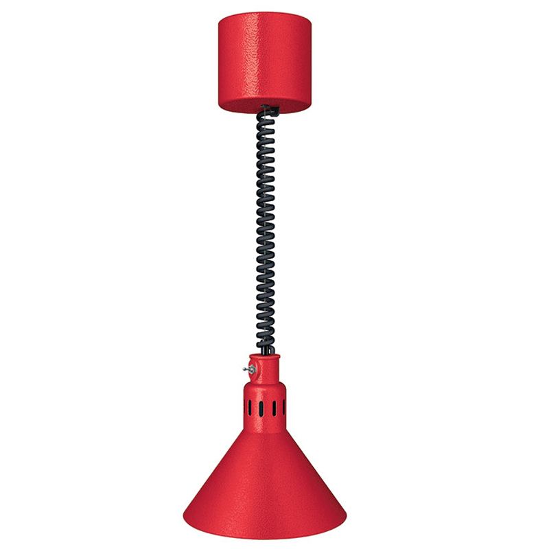 Hatco&reg; 1-Bulb Heat Lamp w/ Warm Red Shade