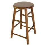 Old Dominion Wood Products Walnut 24" High Bar Stool