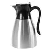 Service Ideas Black / Stainless 1-Ltr. S/S Vacuum Server
