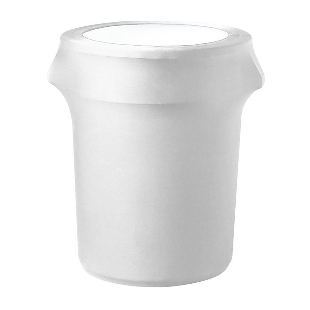 Snap Drape Black Poly / Spandex Contour Cover for 32 Gal. Trash Can