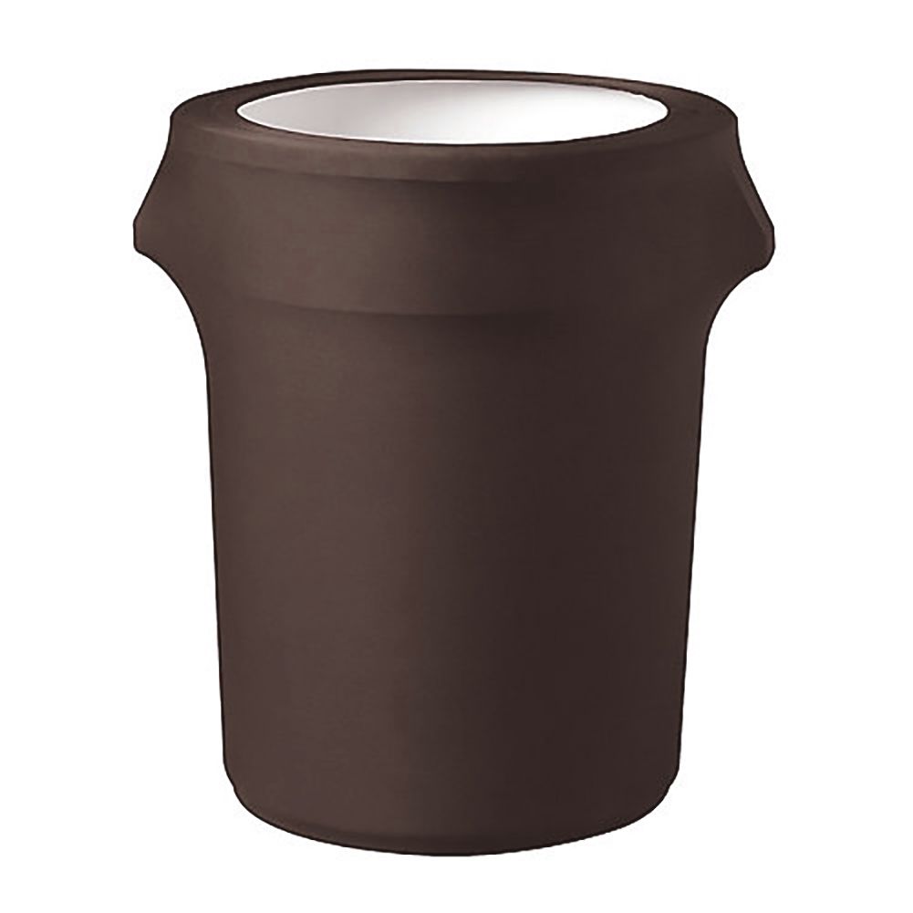 Snap Drape Black Poly / Spandex Contour Cover for 44 Gal. Trash Can