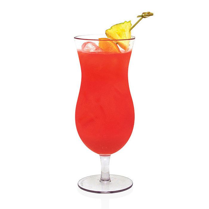 Front Of The House Drinkwise Plastic 25 Oz Hurricane Glass