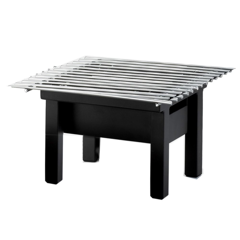 Cal-Mil Black Cook-N-Serve Modern Style 7-1/2-In. Riser w/ Windguard