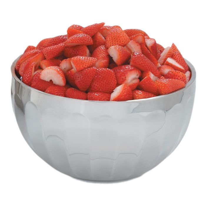 Vollrath S/S Fluted Round 3.4 Qt Double Wall Serving Bowl