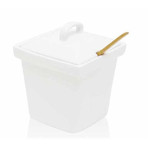 Front Of The House Porcelain 4 Oz Mod Pot w/ Notched Lid