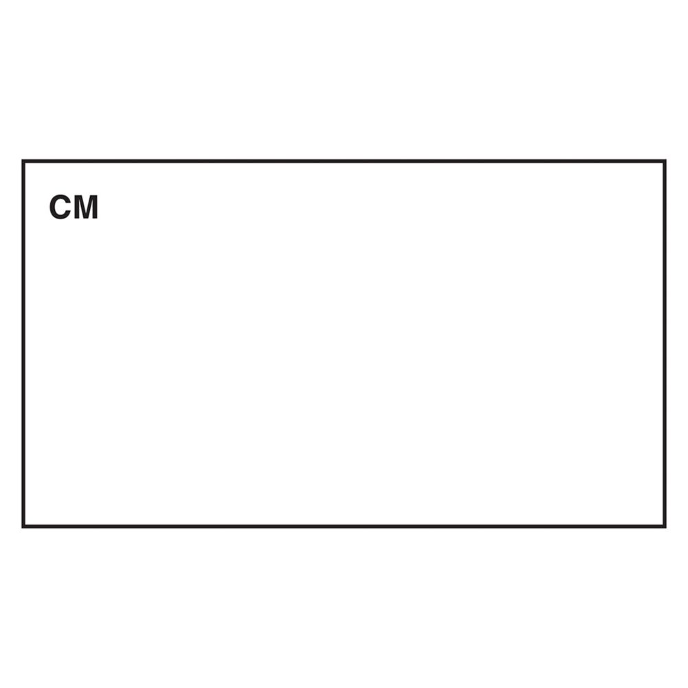 DayMark&reg; DM3 White Blank Date Coder Label